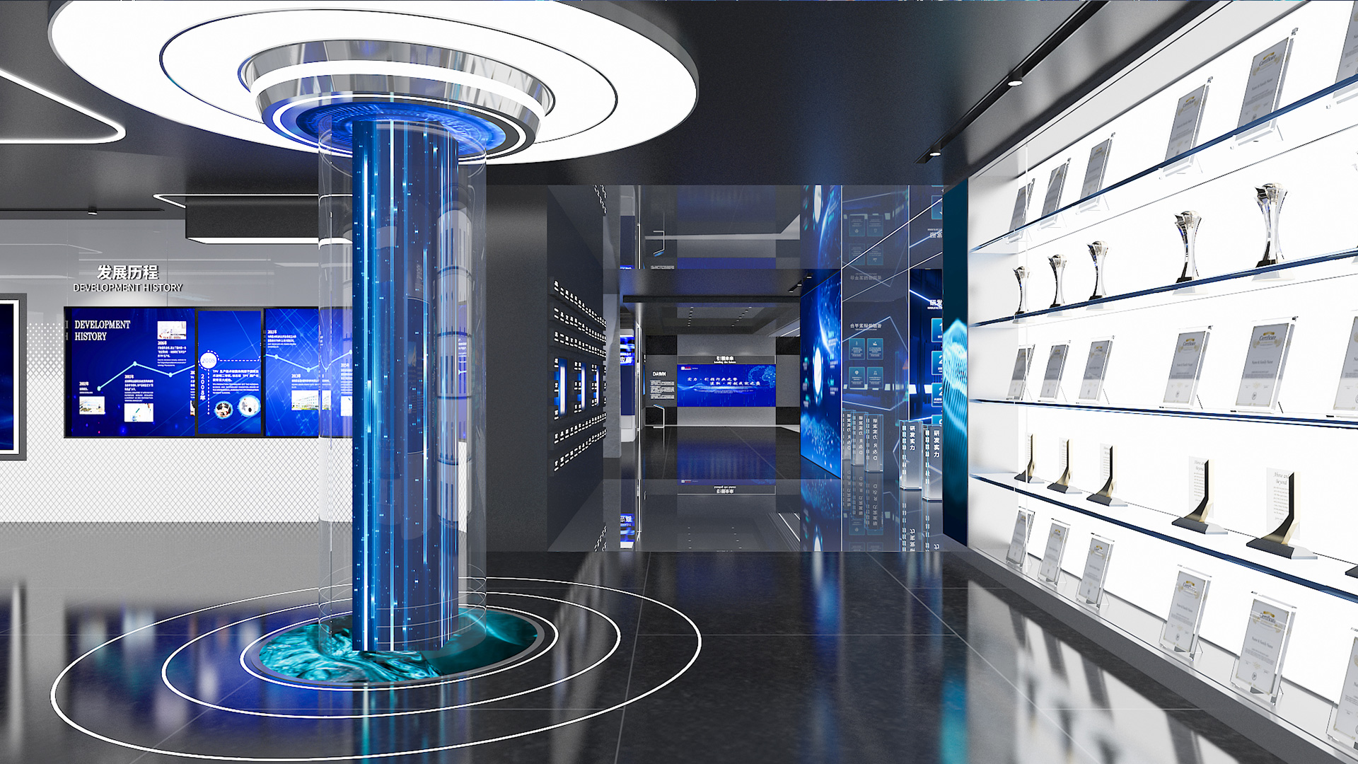 全面解析企业展厅施工方案模板与范文